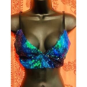 Sequined bralette!